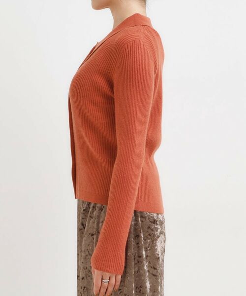 SHOO・LA・RUE / シューラルー ニット・セーター | カジュアルながらも上品な 襟付きリブニット | 詳細18