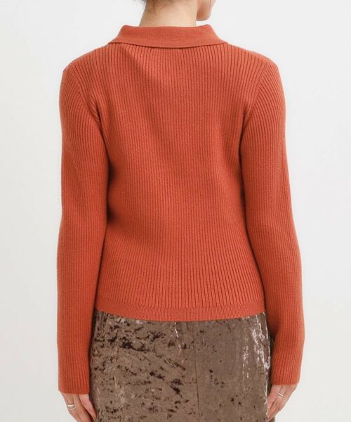 SHOO・LA・RUE / シューラルー ニット・セーター | カジュアルながらも上品な 襟付きリブニット | 詳細19