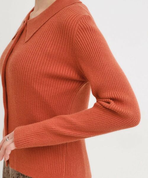 SHOO・LA・RUE / シューラルー ニット・セーター | カジュアルながらも上品な 襟付きリブニット | 詳細21