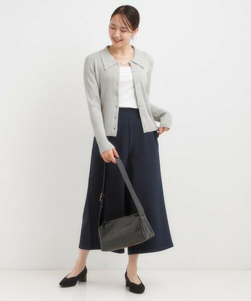 SHOO・LA・RUE / シューラルー ニット・セーター | カジュアルながらも上品な 襟付きリブニット | 詳細3