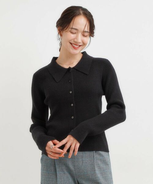 SHOO・LA・RUE / シューラルー ニット・セーター | カジュアルながらも上品な 襟付きリブニット | 詳細5