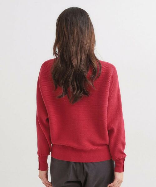 SHOO・LA・RUE / シューラルー ニット・セーター | 【洗濯機可/体型カバー】お袖ボタン リブドルマンニット | 詳細18