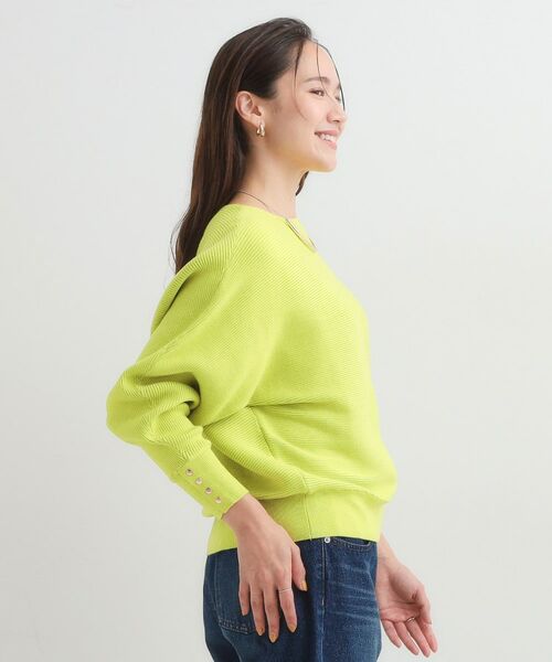 SHOO・LA・RUE / シューラルー ニット・セーター | 【洗濯機可/体型カバー】お袖ボタン リブドルマンニット | 詳細26