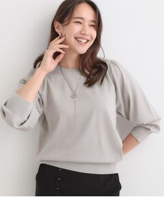 SHOO・LA・RUE / シューラルー ニット・セーター | 【S-LL/洗える】さらっとタッチ ボリューム8分袖ニット