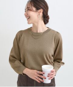 SHOO・LA・RUE / シューラルー ニット・セーター | 【S-LL/洗える】さらっとタッチ ボリューム8分袖ニット