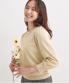 SHOO・LA・RUE / シューラルー ニット・セーター | 【S-LL/洗える】さらっとタッチ ボリューム8分袖ニット