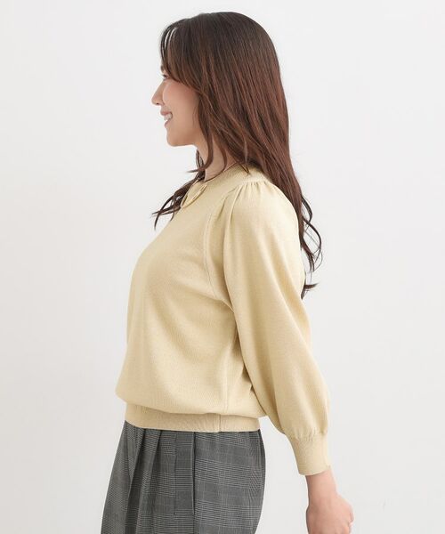 SHOO・LA・RUE / シューラルー ニット・セーター | 【S-LL/洗える】さらっとタッチ ボリューム8分袖ニット | 詳細14
