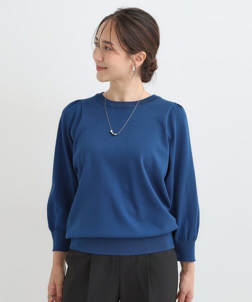 SHOO・LA・RUE / シューラルー ニット・セーター | 【S-LL/洗える】さらっとタッチ ボリューム8分袖ニット | 詳細21