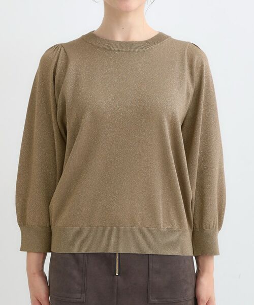 SHOO・LA・RUE / シューラルー ニット・セーター | 【S-LL/洗える】さらっとタッチ ボリューム8分袖ニット | 詳細25