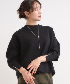 SHOO・LA・RUE / シューラルー ニット・セーター | 【セットアップ可/S-LL】インせず着られる 洗えるもちもち裾ラウンドニット