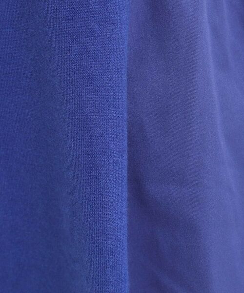 SHOO・LA・RUE / シューラルー ニット・セーター | 【洗濯機可/S-LL/体型カバー】異素材きりかえ Aラインニット | 詳細12