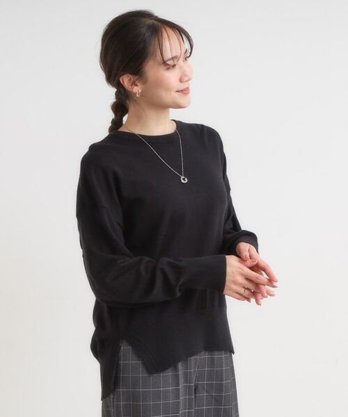 SHOO・LA・RUE / シューラルー ニット・セーター | 【洗える/S-LL】きれいめにもカジュアルにも もちもちコクーンニット | 詳細10