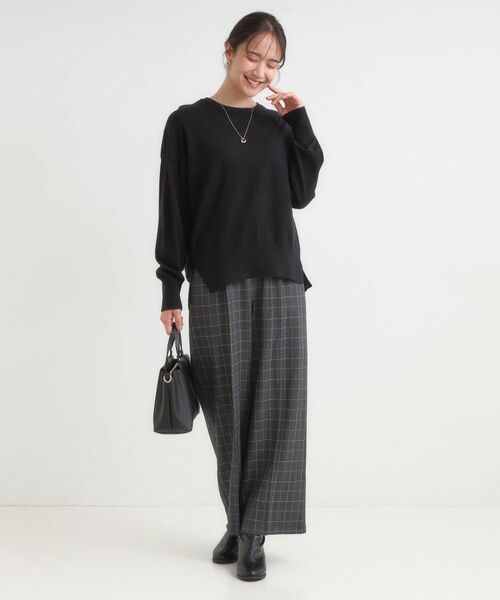 SHOO・LA・RUE / シューラルー ニット・セーター | 【洗える/S-LL】きれいめにもカジュアルにも もちもちコクーンニット | 詳細11