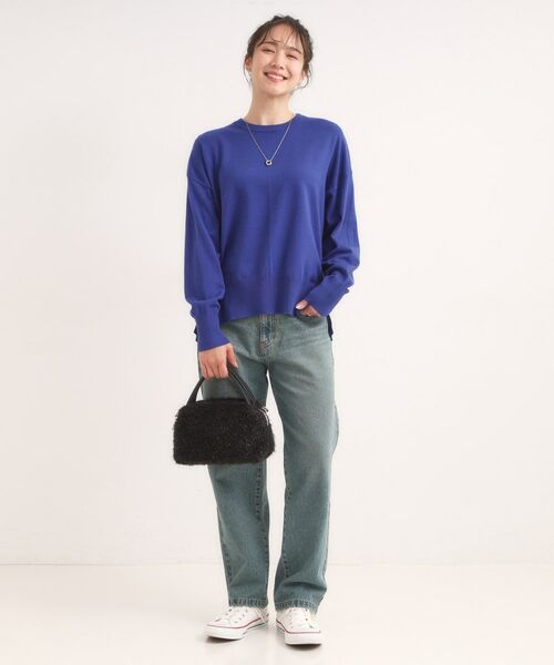 SHOO・LA・RUE / シューラルー ニット・セーター | 【洗える/S-LL】きれいめにもカジュアルにも もちもちコクーンニット | 詳細15