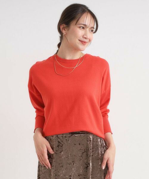 SHOO・LA・RUE / シューラルー ニット・セーター | 【洗える/S-LL】きれいめにもカジュアルにも もちもちコクーンニット | 詳細17