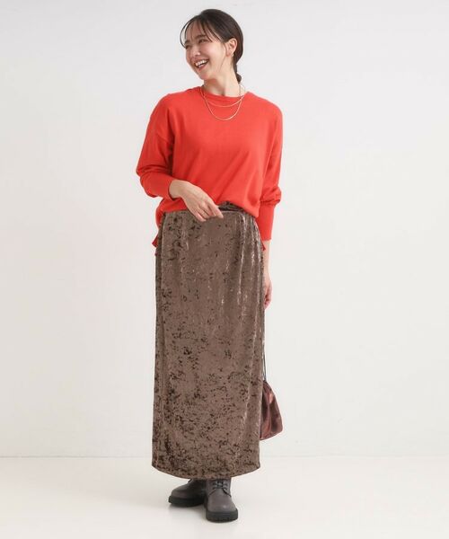 SHOO・LA・RUE / シューラルー ニット・セーター | 【洗える/S-LL】きれいめにもカジュアルにも もちもちコクーンニット | 詳細19