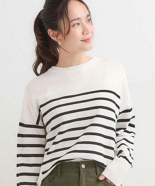 SHOO・LA・RUE / シューラルー ニット・セーター | 【高レビュー/洗濯機可/S-LL】ゆるシルエットで体型カバー もちもちコクーンニット | 詳細28