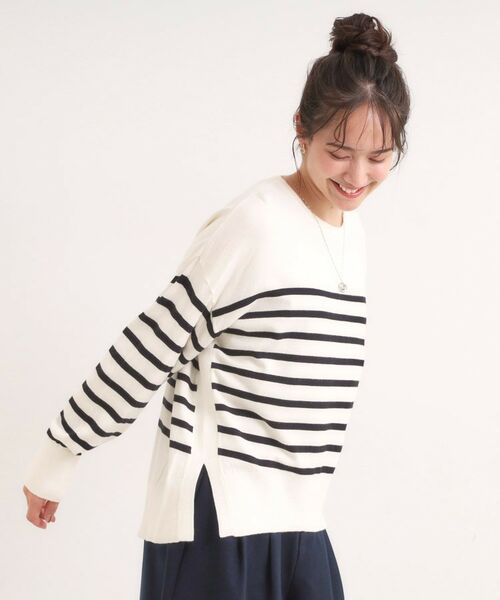 SHOO・LA・RUE / シューラルー ニット・セーター | 【洗える/S-LL】きれいめにもカジュアルにも もちもちコクーンニット | 詳細6