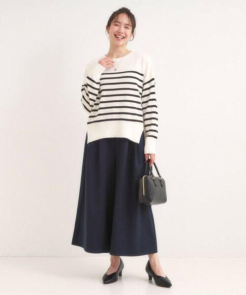 SHOO・LA・RUE / シューラルー ニット・セーター | 【洗える/S-LL】きれいめにもカジュアルにも もちもちコクーンニット | 詳細7