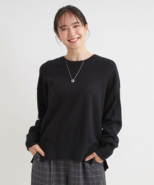 SHOO・LA・RUE / シューラルー ニット・セーター | 【洗える/S-LL】きれいめにもカジュアルにも もちもちコクーンニット | 詳細9