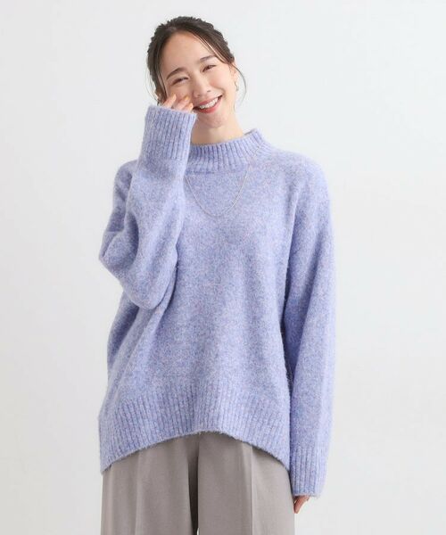 SHOO・LA・RUE / シューラルー ニット・セーター | 【洗濯機可/S-LL】インせず着られる ふわふわハイネックニット | 詳細21
