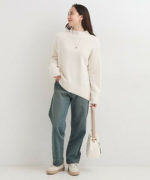 SHOO・LA・RUE / シューラルー ニット・セーター | 【洗濯機可/S-LL】インせず着られる ふわふわハイネックニット | 詳細3