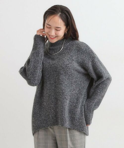 SHOO・LA・RUE / シューラルー ニット・セーター | 【洗濯機可/S-LL】インせず着られる ふわふわハイネックニット | 詳細5