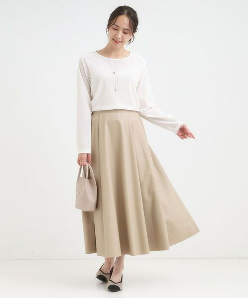 SHOO・LA・RUE / シューラルー カットソー | 【洗える/S-LL】上品見え ベロア調シアートップス | 詳細3