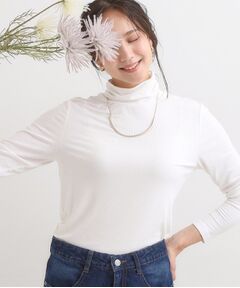 SHOO・LA・RUE / シューラルー カットソー | 【S-LL/吸湿発熱】なめらかとろみ インナータートル