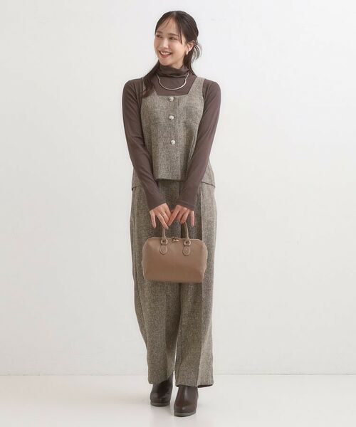 SHOO・LA・RUE / シューラルー カットソー | 【S-LL/吸湿発熱】なめらかとろみ インナータートル | 詳細11