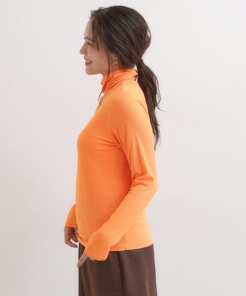 SHOO・LA・RUE / シューラルー カットソー | 【S-LL/吸湿発熱】なめらかとろみ インナータートル | 詳細14