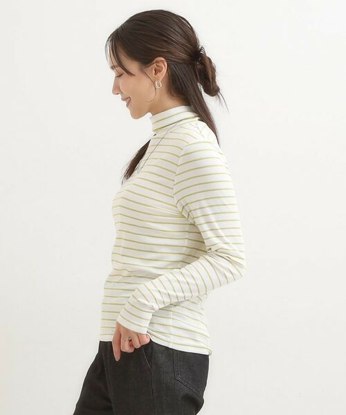 SHOO・LA・RUE / シューラルー カットソー | 【S-LL/吸湿発熱】なめらかとろみ インナータートル | 詳細26