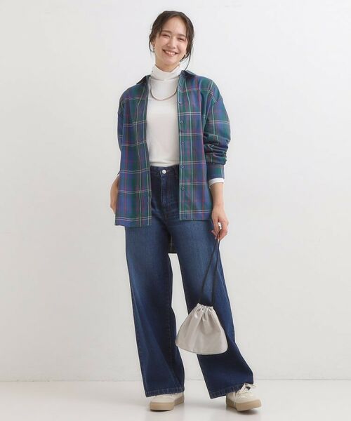 SHOO・LA・RUE / シューラルー カットソー | 【S-LL/吸湿発熱】なめらかとろみ インナータートル | 詳細3