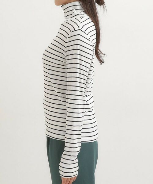 SHOO・LA・RUE / シューラルー カットソー | 【S-LL/吸湿発熱】なめらかとろみ インナータートル | 詳細30