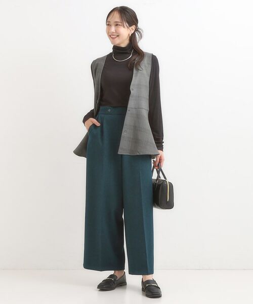 SHOO・LA・RUE / シューラルー カットソー | 【S-LL/吸湿発熱】なめらかとろみ インナータートル | 詳細7