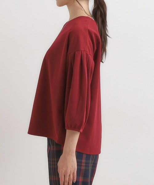 SHOO・LA・RUE / シューラルー カットソー | 【2点セット/7分袖】大人のきれい見え お袖タック入りアクセ付きトップス | 詳細18