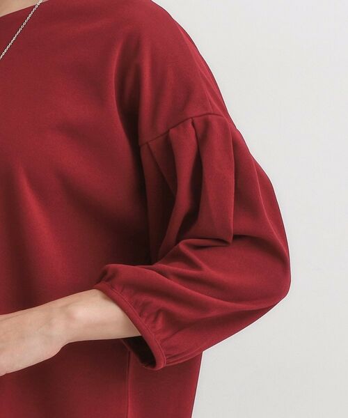 SHOO・LA・RUE / シューラルー カットソー | 【2点セット/7分袖】大人のきれい見え お袖タック入りアクセ付きトップス | 詳細21