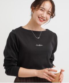 SHOO・LA・RUE / シューラルー カットソー | 【S-LL】お顔周りを美しく見せる ボートネックロンT