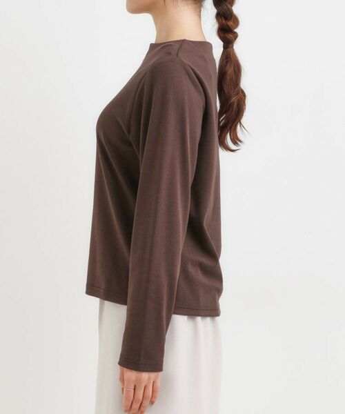 SHOO・LA・RUE / シューラルー カットソー | 【S-LL】お顔周りを美しく見せる ボートネックロンT | 詳細18