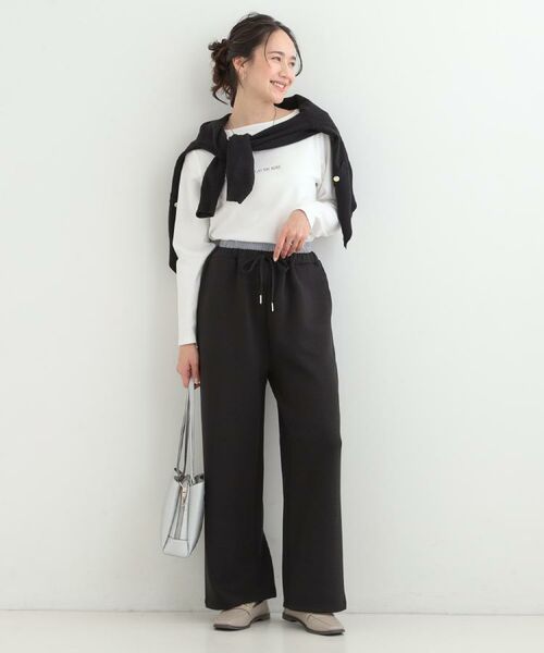 SHOO・LA・RUE / シューラルー カットソー | 【S-LL】お顔周りを美しく見せる ボートネックロンT | 詳細23