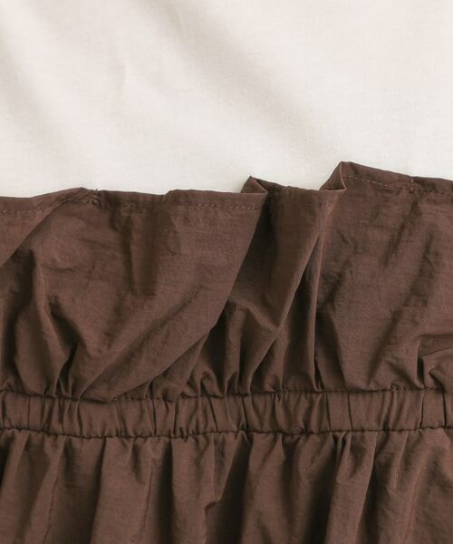 SHOO・LA・RUE / シューラルー カットソー | 【洗濯機可/S-LL】1枚で華やか フリルドッキングトップス | 詳細12