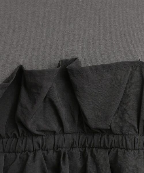 SHOO・LA・RUE / シューラルー カットソー | 【洗濯機可/S-LL】1枚で華やか フリルドッキングトップス | 詳細8