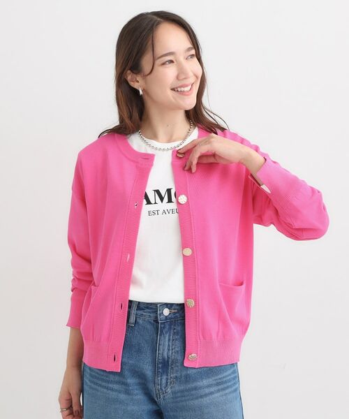 SHOO・LA・RUE / シューラルー カーディガン・ボレロ | 【洗える/S-LL】大人フェミニン さらっとタッチのニットカーディガン | 詳細13