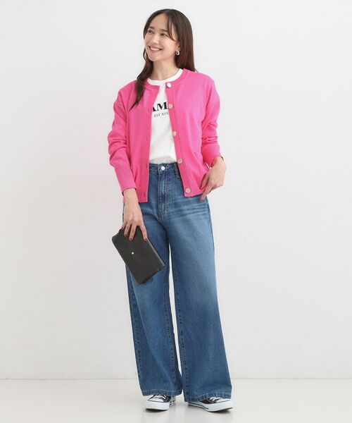 SHOO・LA・RUE / シューラルー カーディガン・ボレロ | 【洗える/S-LL】大人フェミニン さらっとタッチのニットカーディガン | 詳細15