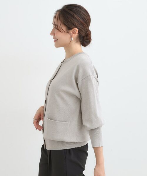SHOO・LA・RUE / シューラルー カーディガン・ボレロ | 【洗える/S-LL】大人フェミニン さらっとタッチのニットカーディガン | 詳細2