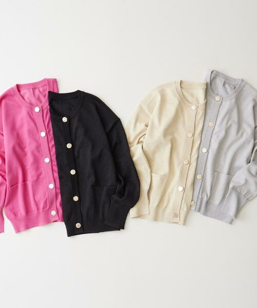 SHOO・LA・RUE / シューラルー カーディガン・ボレロ | 【洗える/S-LL】大人フェミニン さらっとタッチのニットカーディガン | 詳細26