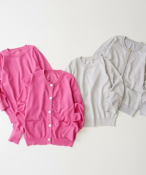 SHOO・LA・RUE / シューラルー カーディガン・ボレロ | 【洗える/S-LL】大人フェミニン さらっとタッチのニットカーディガン | 詳細27