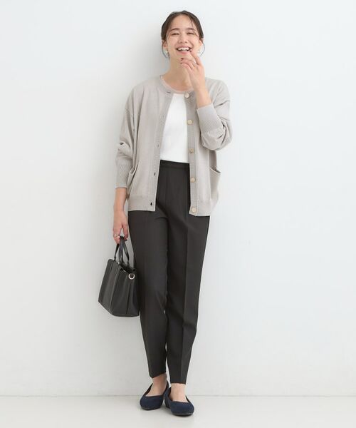 SHOO・LA・RUE / シューラルー カーディガン・ボレロ | 【洗える/S-LL】大人フェミニン さらっとタッチのニットカーディガン | 詳細3
