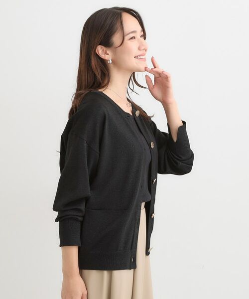 SHOO・LA・RUE / シューラルー カーディガン・ボレロ | 【洗える/S-LL】大人フェミニン さらっとタッチのニットカーディガン | 詳細6