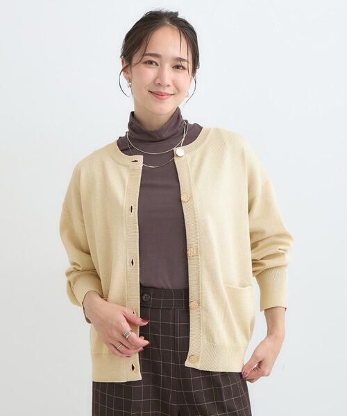 SHOO・LA・RUE / シューラルー カーディガン・ボレロ | 【洗える/S-LL】大人フェミニン さらっとタッチのニットカーディガン | 詳細9